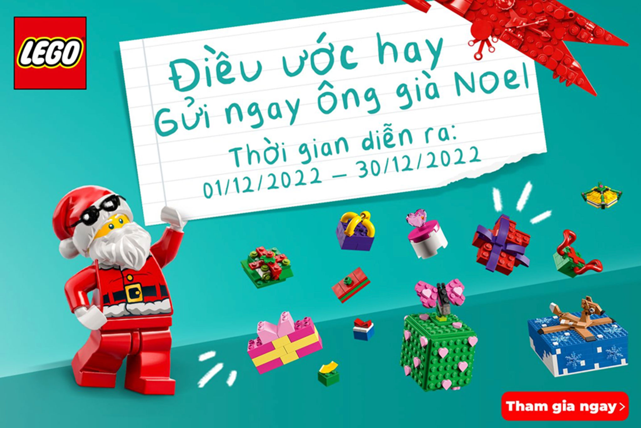 Tận hưởng giáng sinh an lành và vui vẻ cùng LEGO®