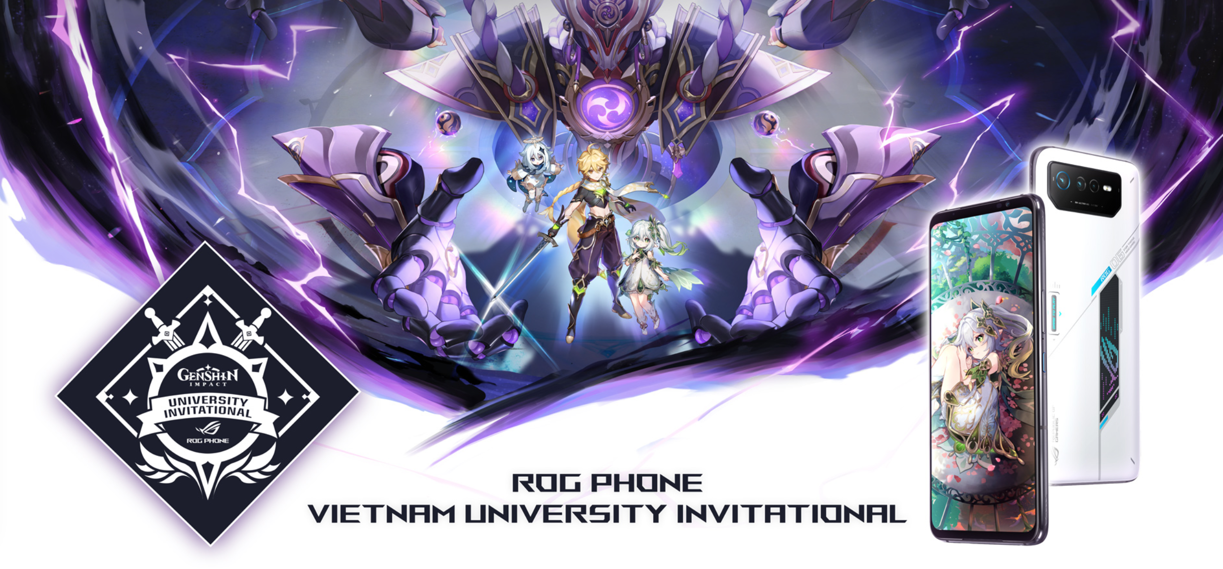 ASUS công bố giải đấu ROG Phone Vietnam University Invitational kết hợp cùng tựa game Genshin Impact