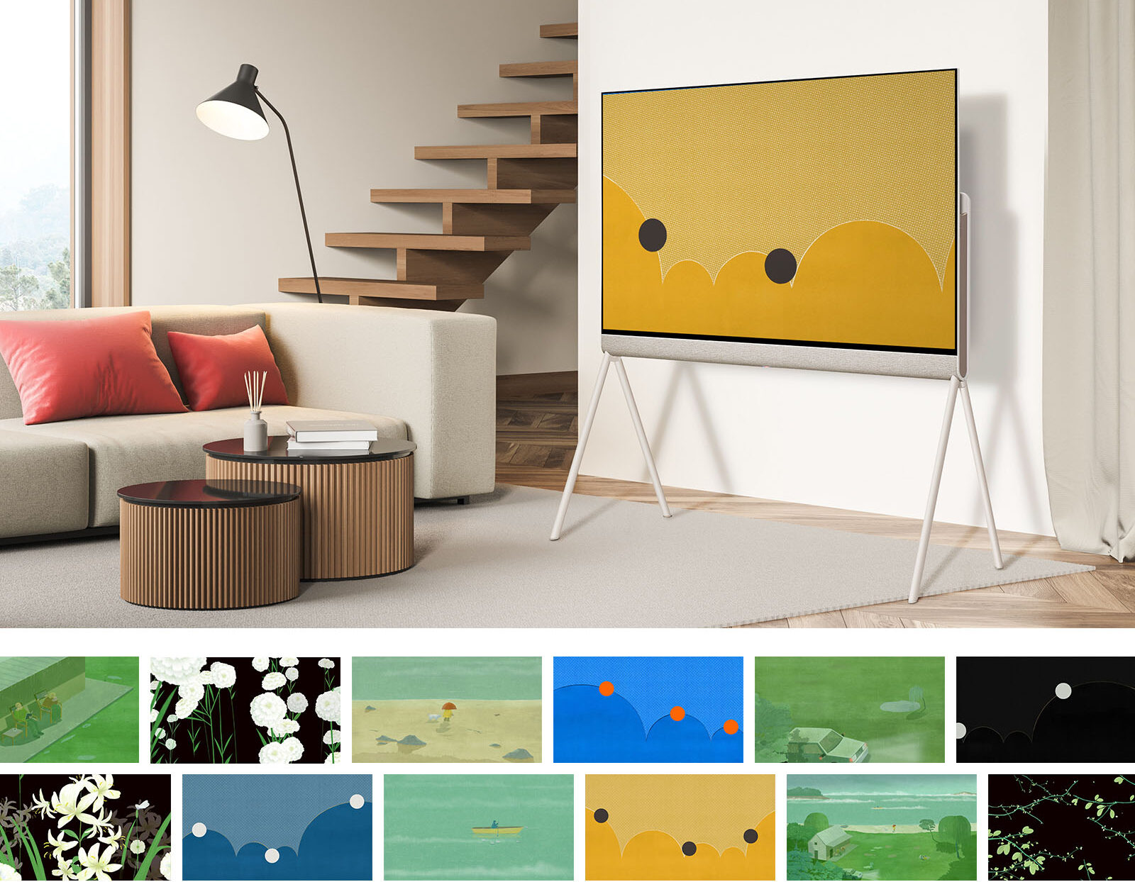 Hơn cả 1 chiếc TV, LG Pose chính là một tác phẩm nghệ thuật, nâng tầm phong cách sống của bạn