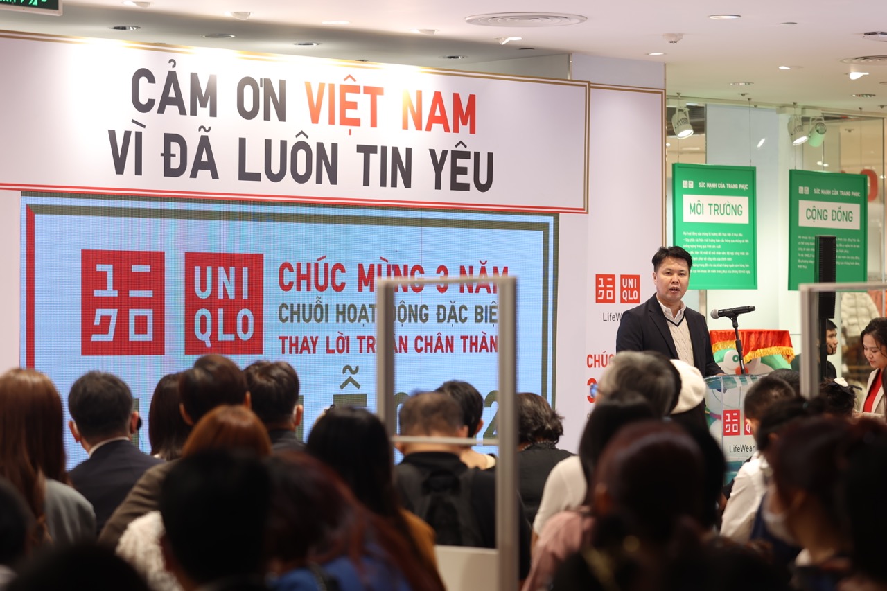 UNIQLO tổ chức sự kiện kỷ niệm 3 năm tại Việt Nam