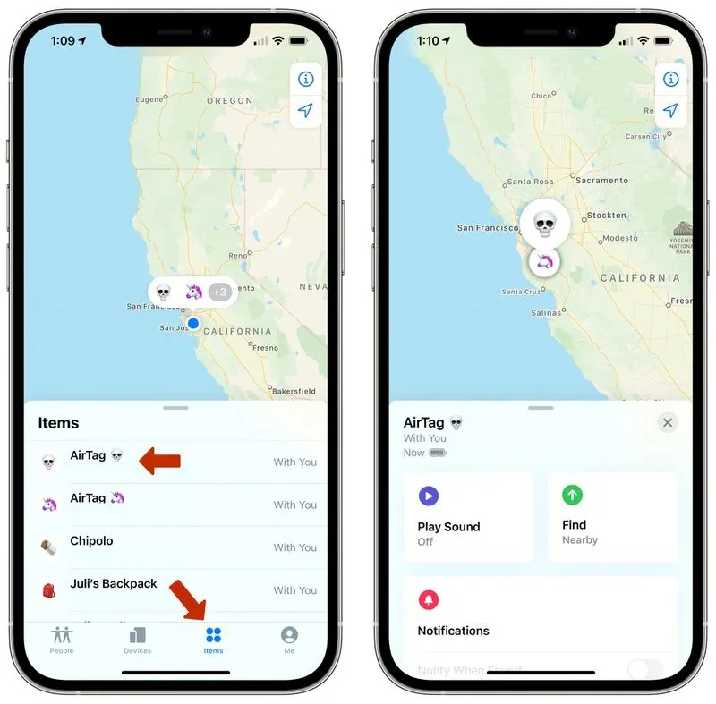 Apple tung cập nhật firmware mới cho AirTag