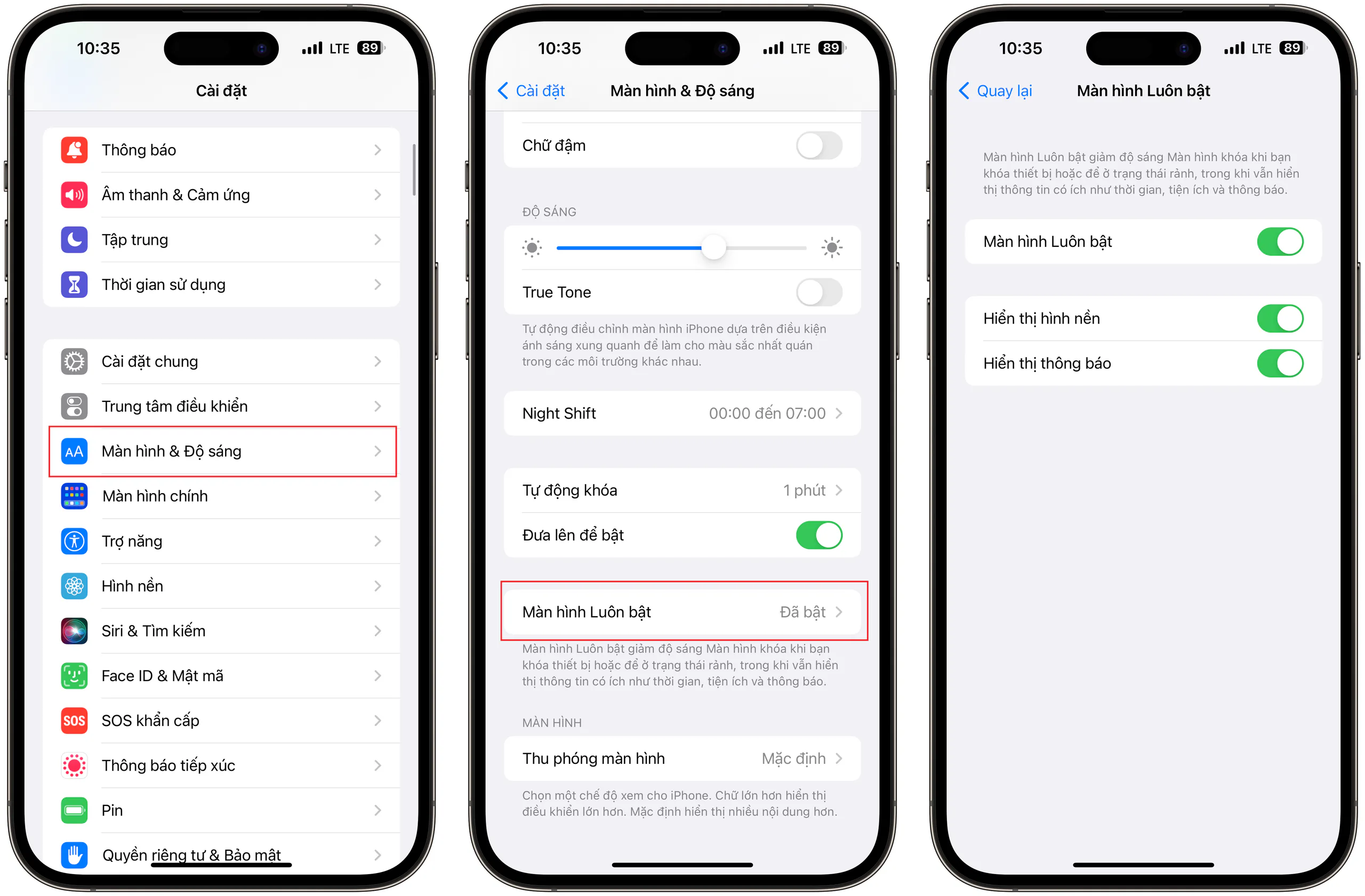 Hướng dẫn tùy chỉnh màn hình always-on display của iPhone 14 Pro trên iOS 16.2