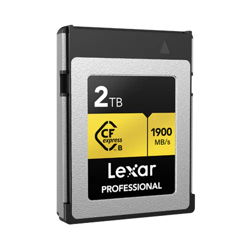 Lexar công bố dung lượng 1TB và 2TB mới cho dòng thẻ GOLD của Lexar Professional CFexpress chuẩn B