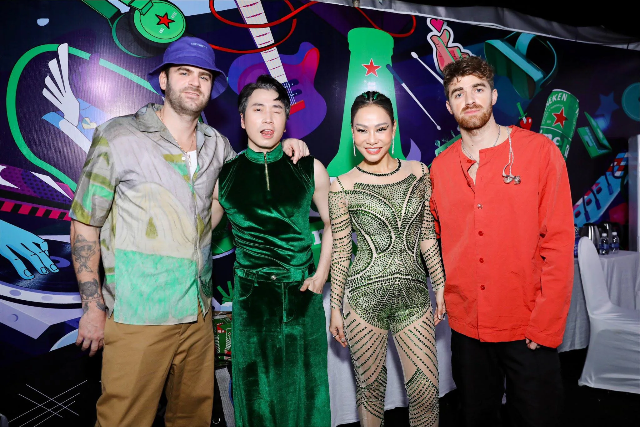 Siêu concert Heineken ‘Refresh Your Music, Refresh Your Nights’ quy tụ hiện tượng âm nhạc The Chainsmokers và các nghệ sĩ trong nước mang đến trải nghiệm âm nhạc đa vũ trụ