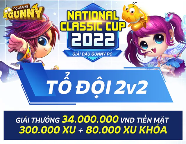Ngày 10/12 sẽ bắt đầu Vòng Loại 2v2 Gunny PC National Classic Cup