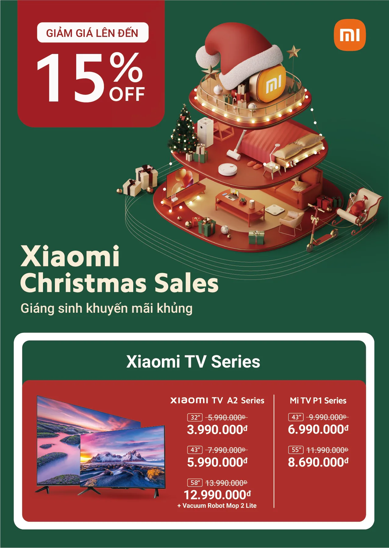 Xiaomi Việt Nam: Tưng bừng khuyến mãi mùa lễ hội cuối năm với nhiều ưu đãi hấp dẫn