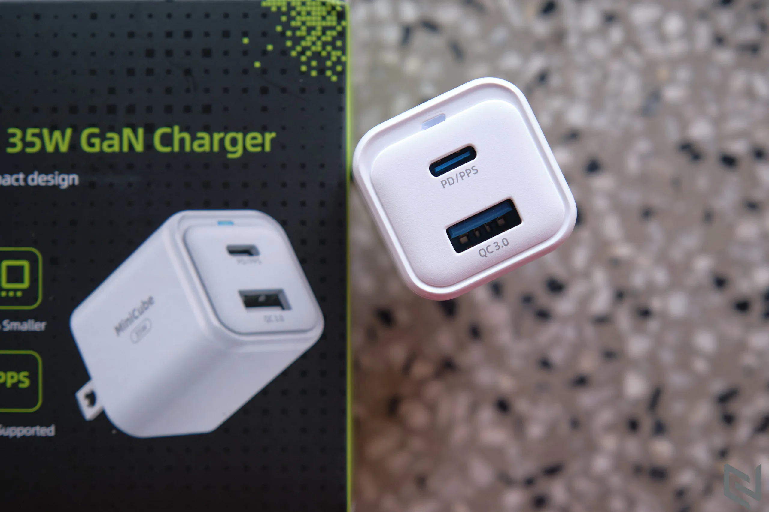 Trên tay sạc nhanh Innostyle MiniCube GaN II 35W 2 cổng