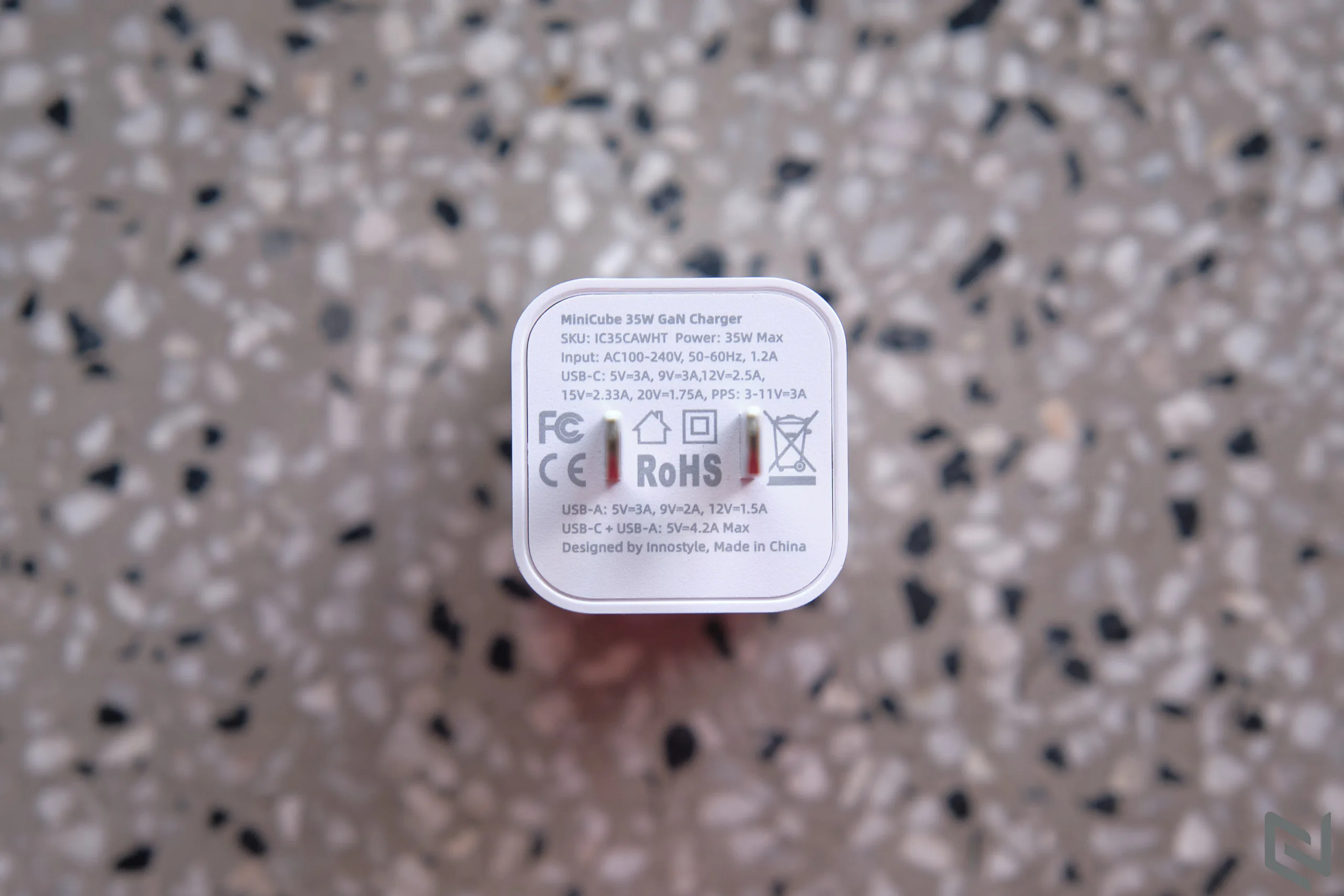 Trên tay sạc nhanh Innostyle MiniCube GaN II 35W 2 cổng