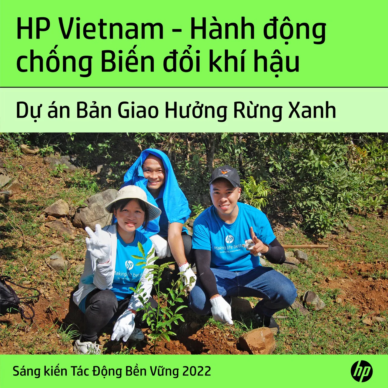 HP Việt Nam tiếp tục sứ mệnh “Xanh” trong hành trình phát triển bền vững