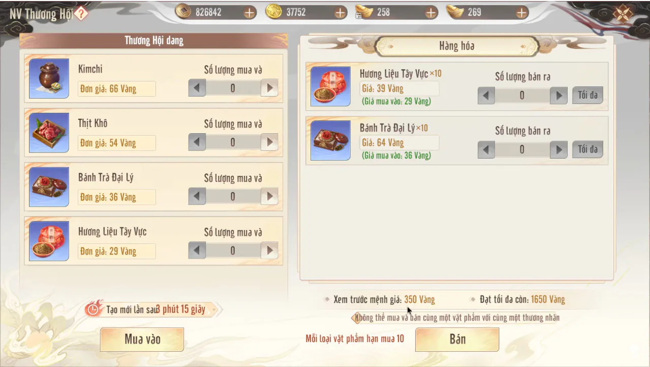 Những “thương vụ bạc tỷ” khi tham gia Thương Hội Bang tại Thiên Long Bát Bộ 2 VNG