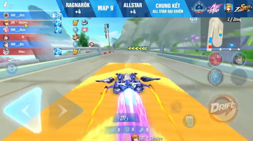Showmatch All Star Đại Chiến - tài năng lộ diện mừng ZingSpeed Mobile tròn 4 tuổi