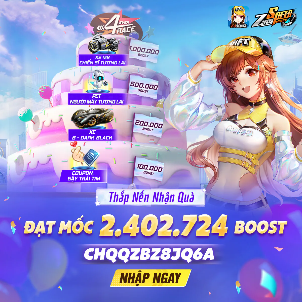 Muôn kiểu chúc sinh nhật từ game thủ ZingSpeed Mobile, cân trọn từ tài năng đến nhan sắc