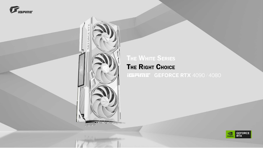 COLORFUL ra mắt card đồ họa GeForce RTX 4090 và RTX 4080 White Limited Edition