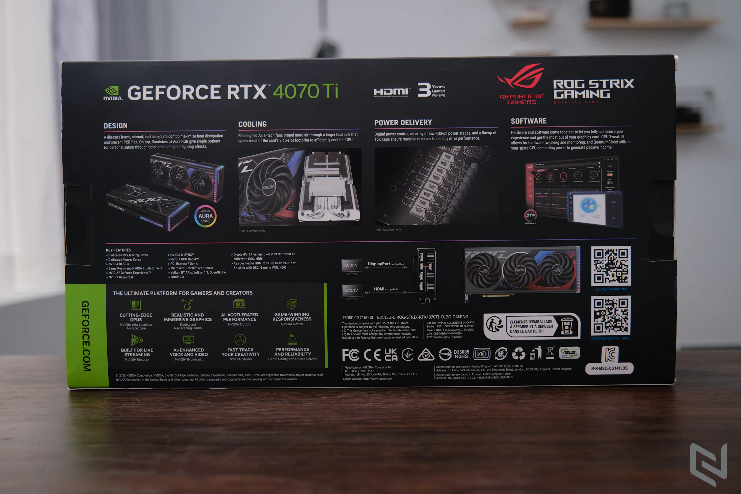 Trên tay card đồ họa ASUS ROG Strix RTX 4070 Ti 12GB GDDR6X OC Edition: Hiệu năng khủng, thiết kế đẹp, tản nhiệt tối đa