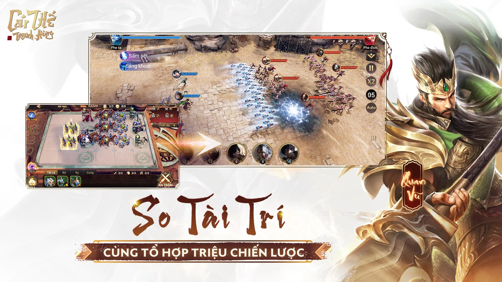 Garena chính thức phát hành game đấu tướng chiến thuật mobile đầu 2023: Garena Cái Thế Tranh Hùng!