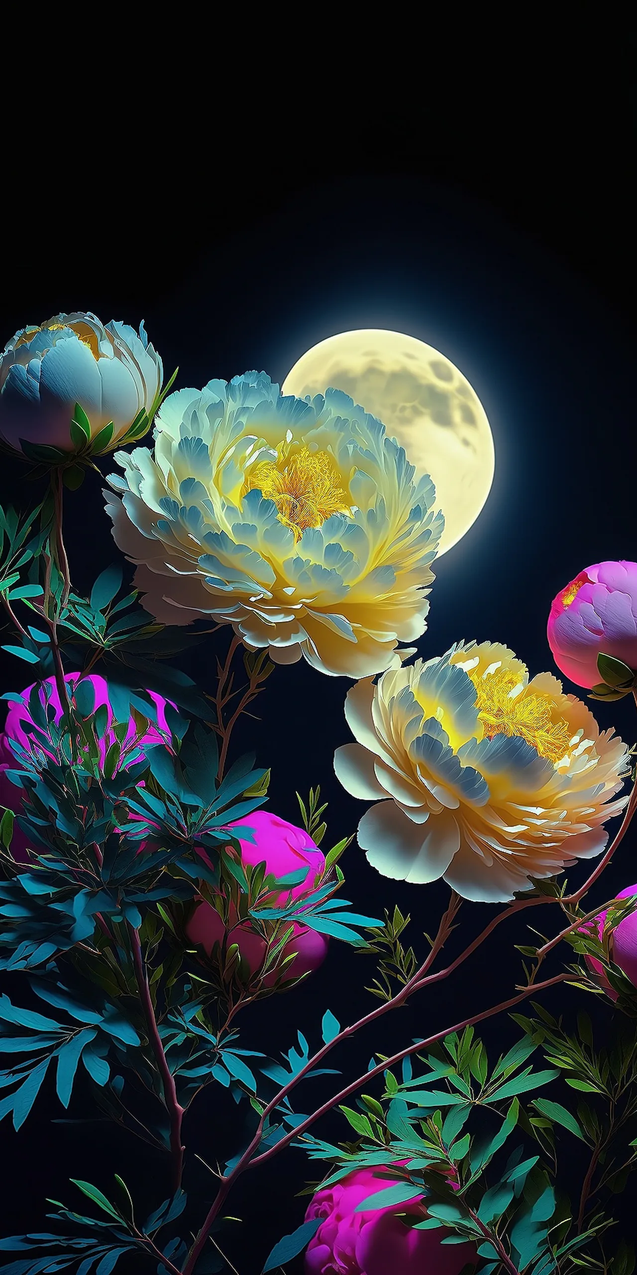 Hình nền iPhone chất lượng cao, chủ đề ảnh các bông hoa HDR
