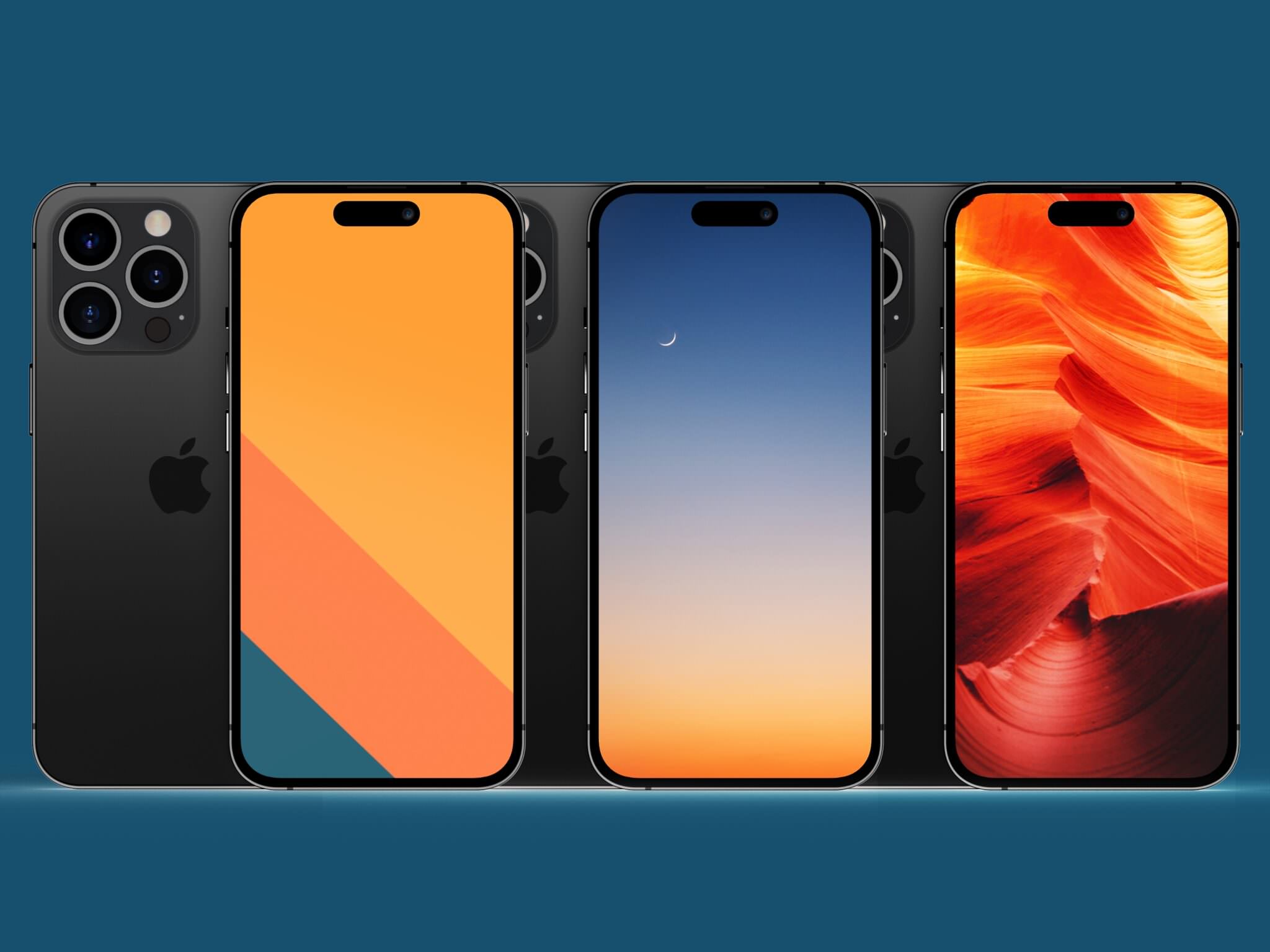 Hình nền iPhone đẹp, chất lượng cao chủ đề màu cam rực rỡ