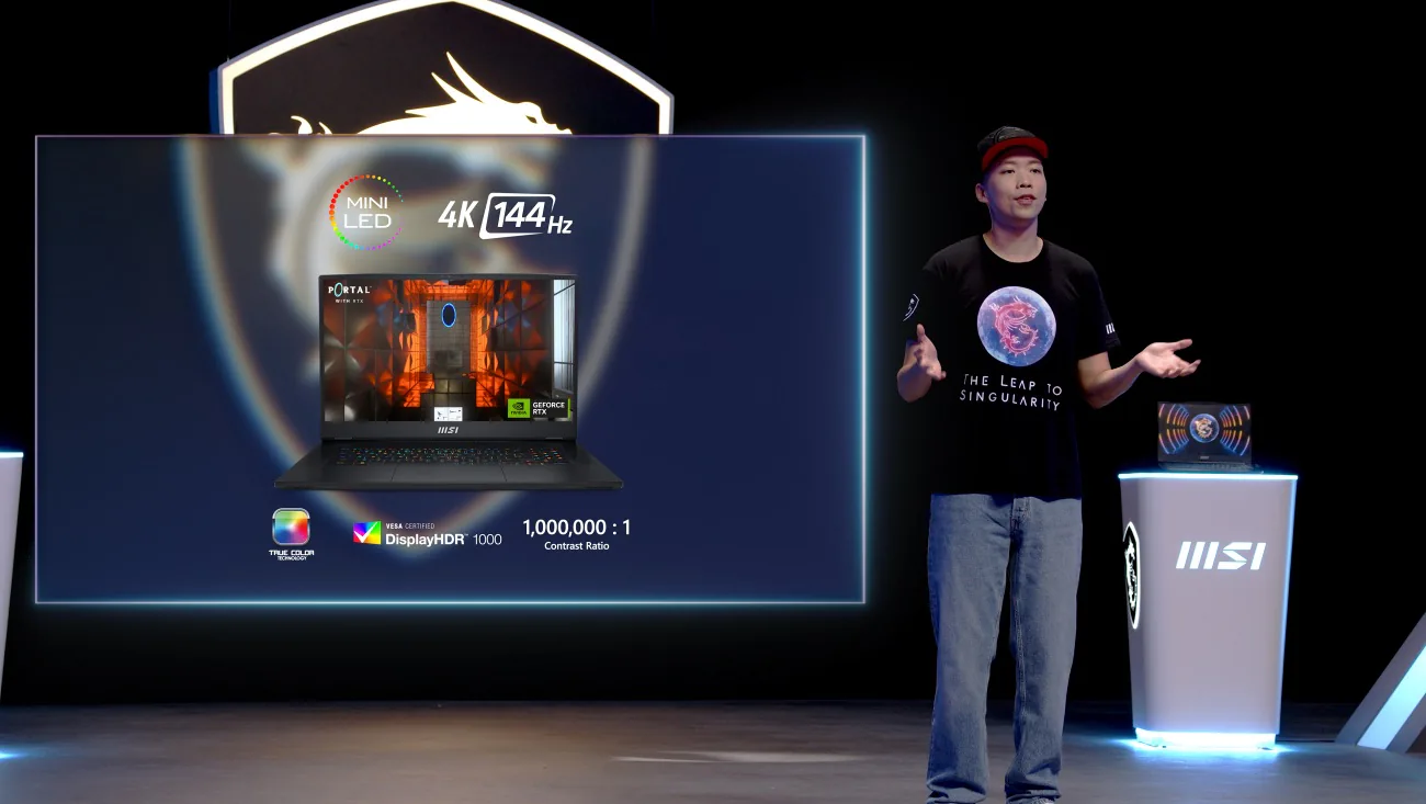 MSI công bố thế hệ laptop mới được trang bị card đồ họa RTX 40 Series tại sự kiện “MSIology: The Leap to Singularity”