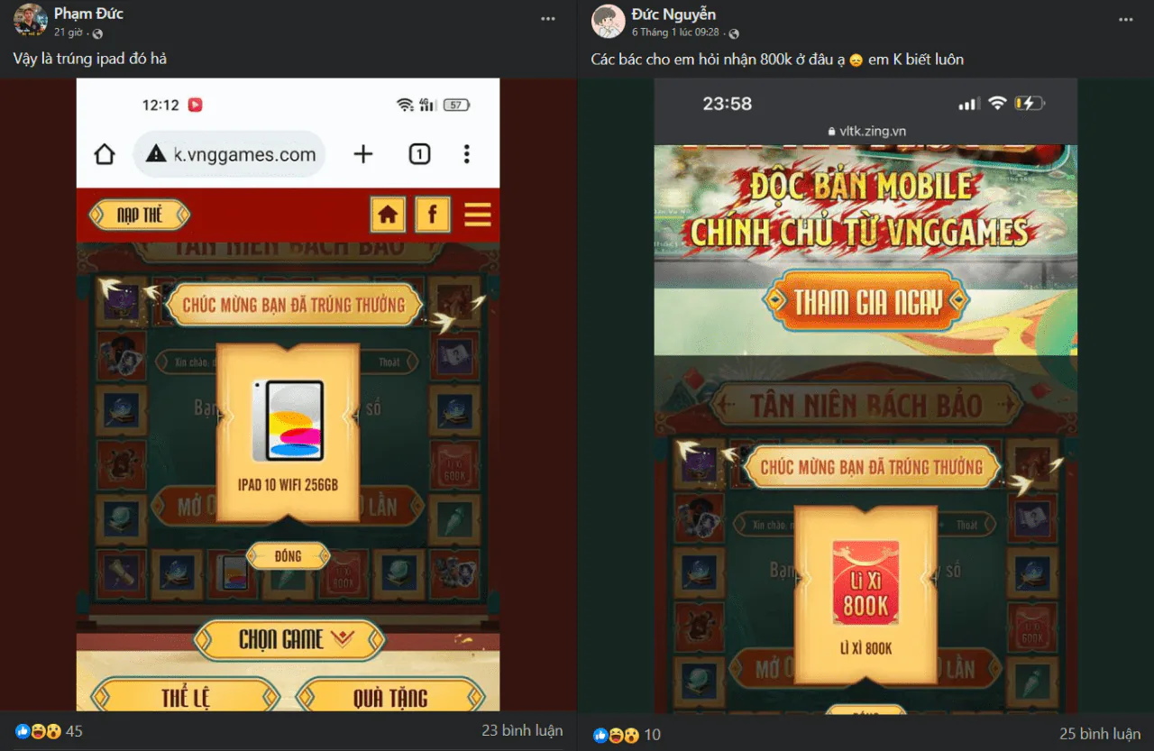 Thử thách nhân phẩm thành công: Đã có game thủ trúng iPhone 14 từ VLTK!