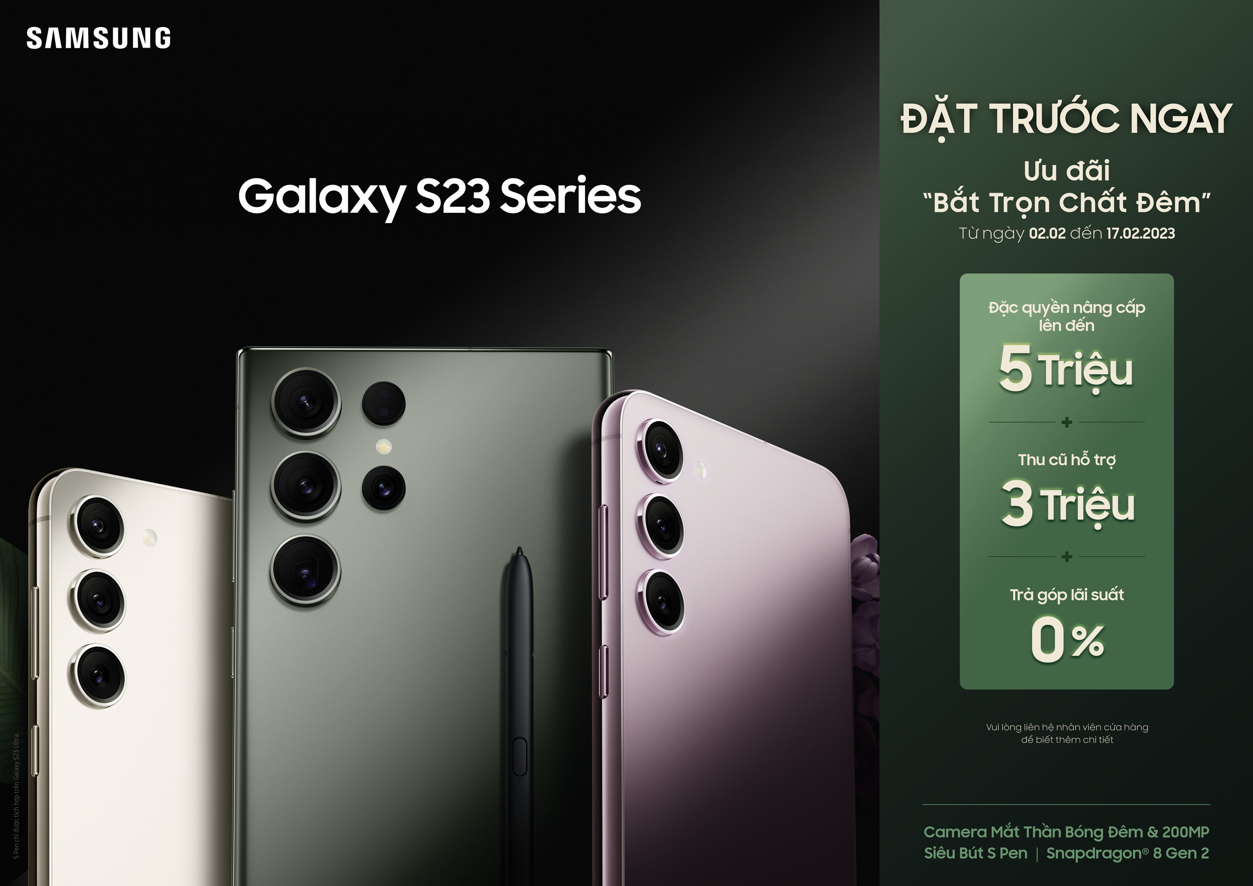 Trên tay nhanh Galaxy S23 series: Nâng cấp hiệu năng và camera AI mạnh mẽ, thiết kế hoàn thiện hơn