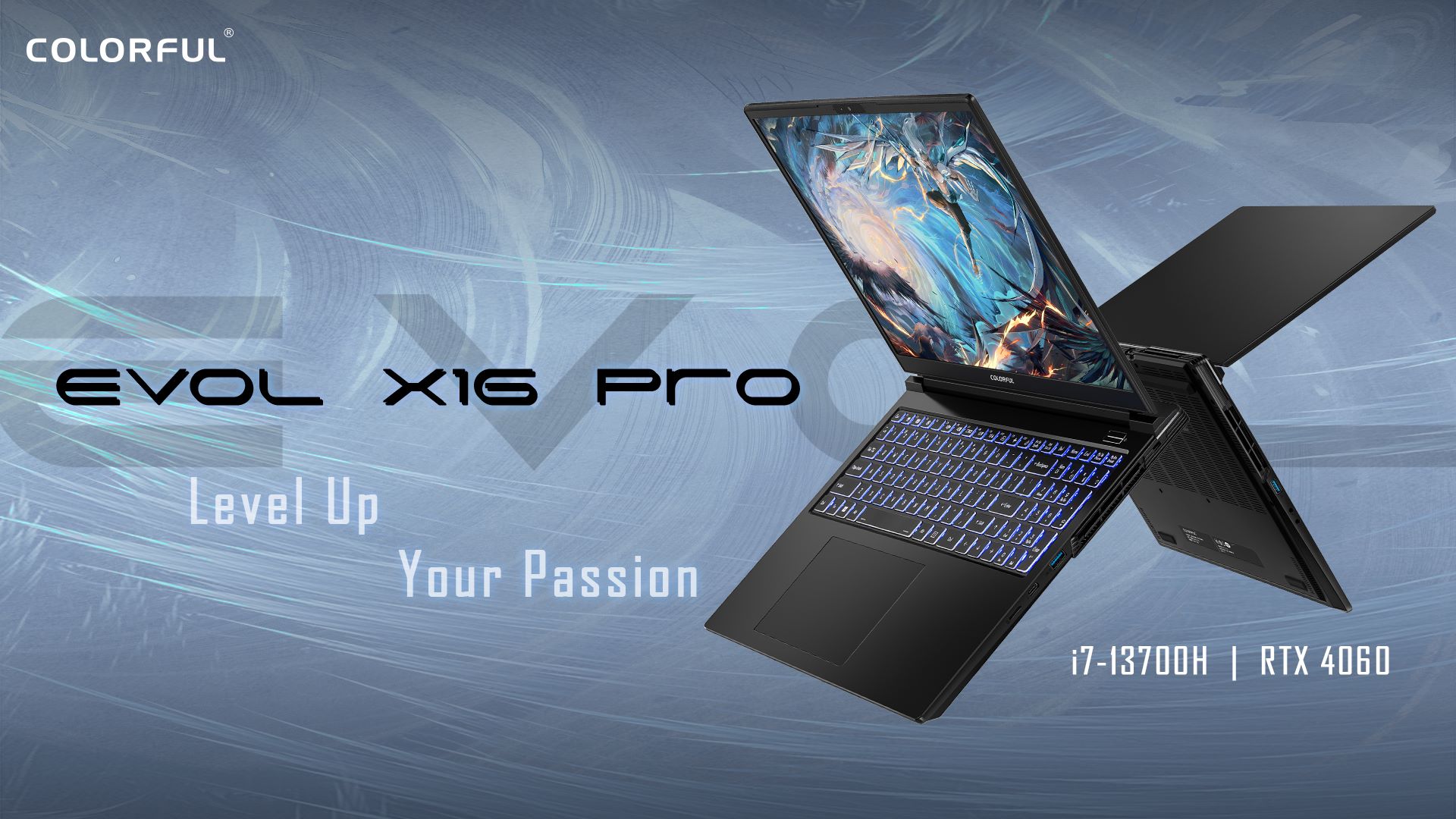 COLORFUL ra mắt laptop gaming EVOL X16 PRO trang bị vi xử lý Intel Core thế hệ thứ 13 và card đồ họa RTX 4060