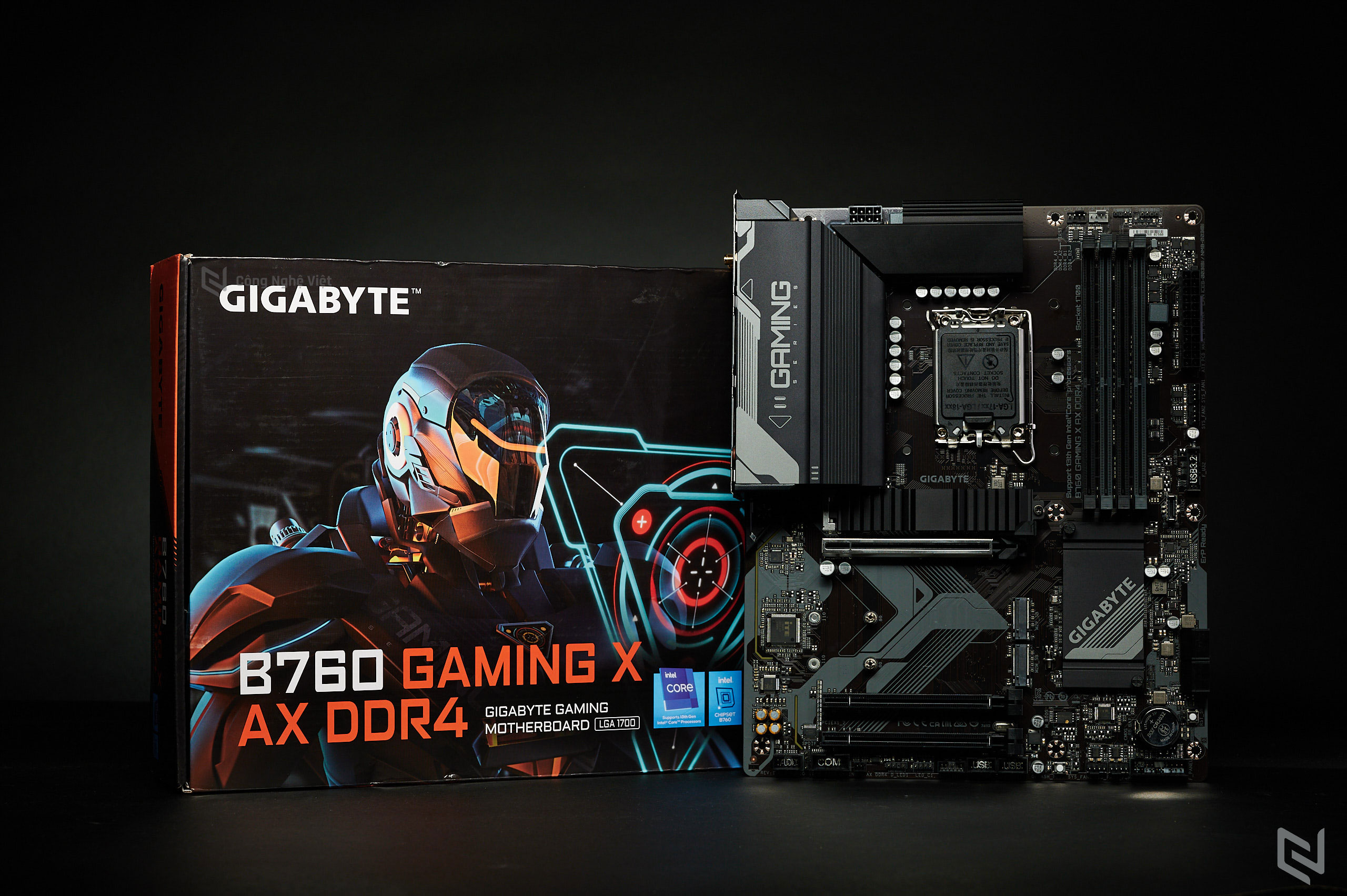 Trên tay bo mạch chủ GIGABYTE B760 GAMING X AX DDR4: Thiết kế đơn giản, chú trọng hiệu năng, hỗ trợ Intel 13th mới nhất