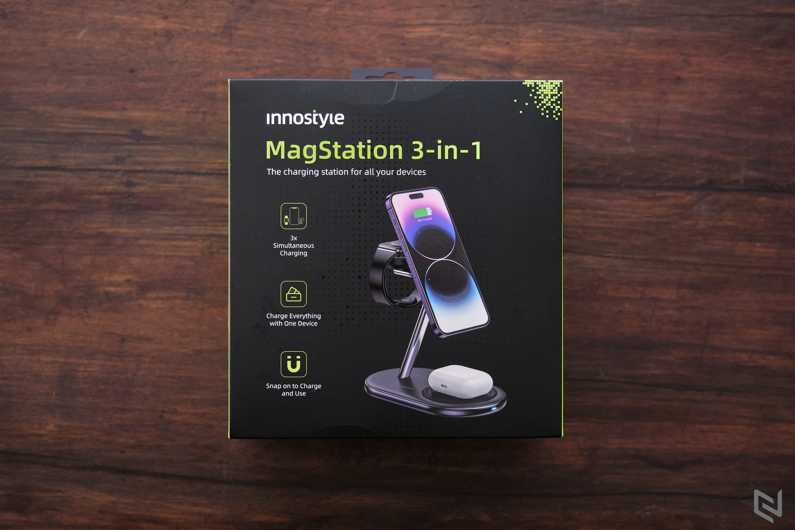 Trên tay đế sạc Innostyle MagStation 3-in-1: Sạc không dây cho nhiều thiết bị cùng lúc rất tiện