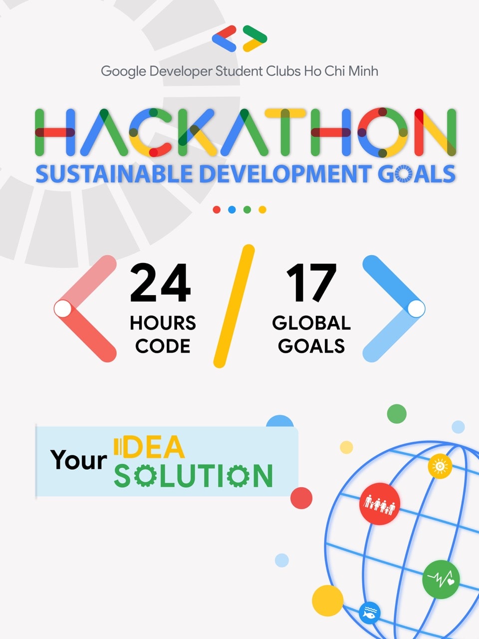 GDSC Hackathon Việt Nam 2023 - Cơ hội mang giải pháp CNTT của bạn đến với đấu trường quốc tế.