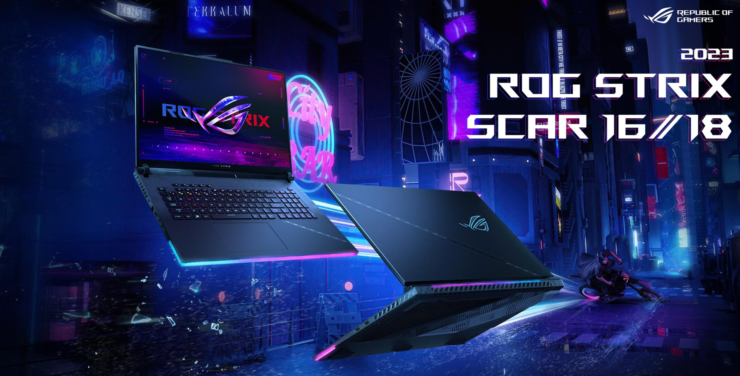 ROG Strix SCAR 18 – Laptop Gaming sử dụng Intel thế hệ 13 và RTX 40 Series đầu tiên chính thức ra mắt