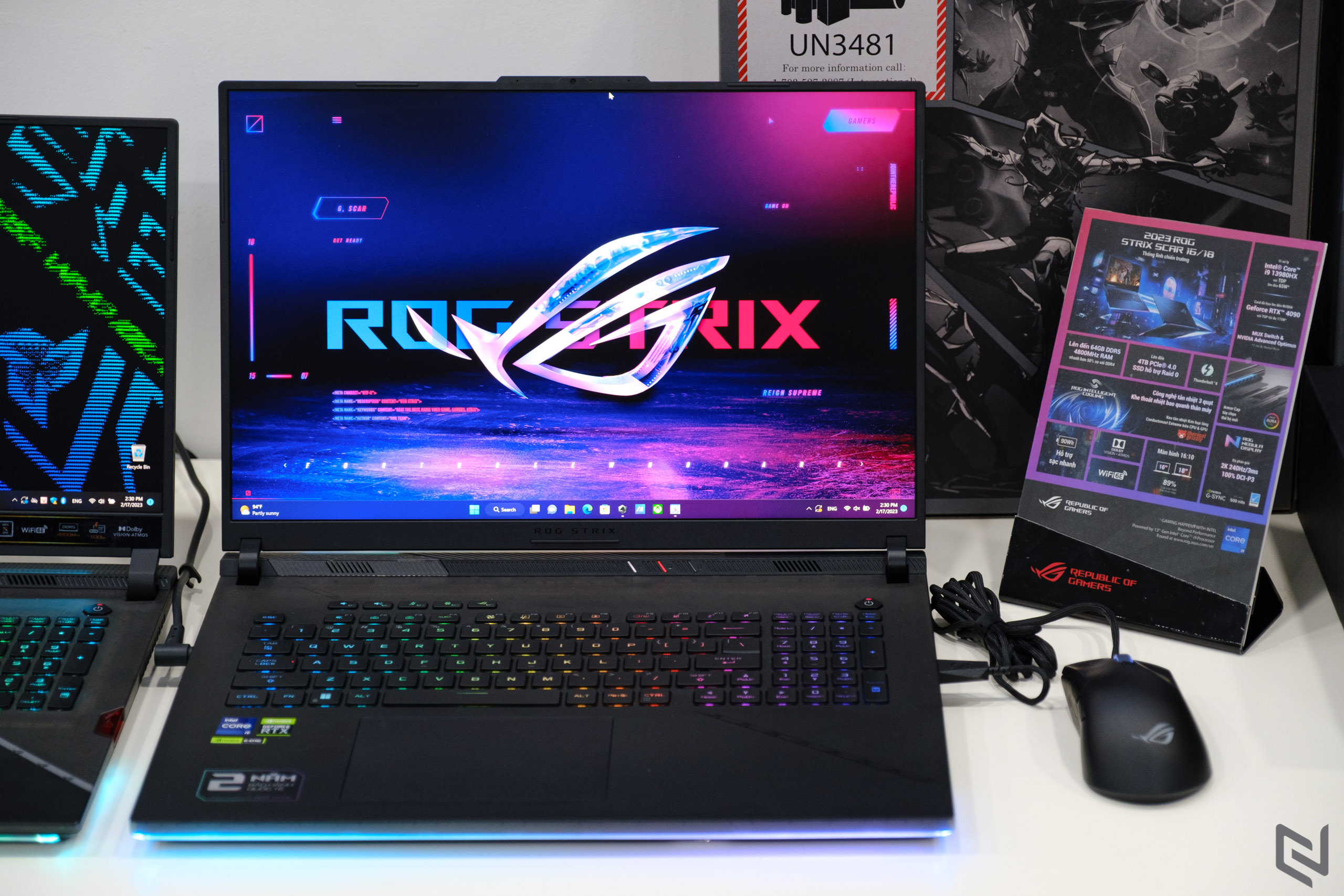 Trên tay laptop gaming ASUS ROG Strix SCAR 18: Trang bị Intel thế hệ 13 và card đồ họa RTX 4000 Series đầu tiên tại Việt Nam
