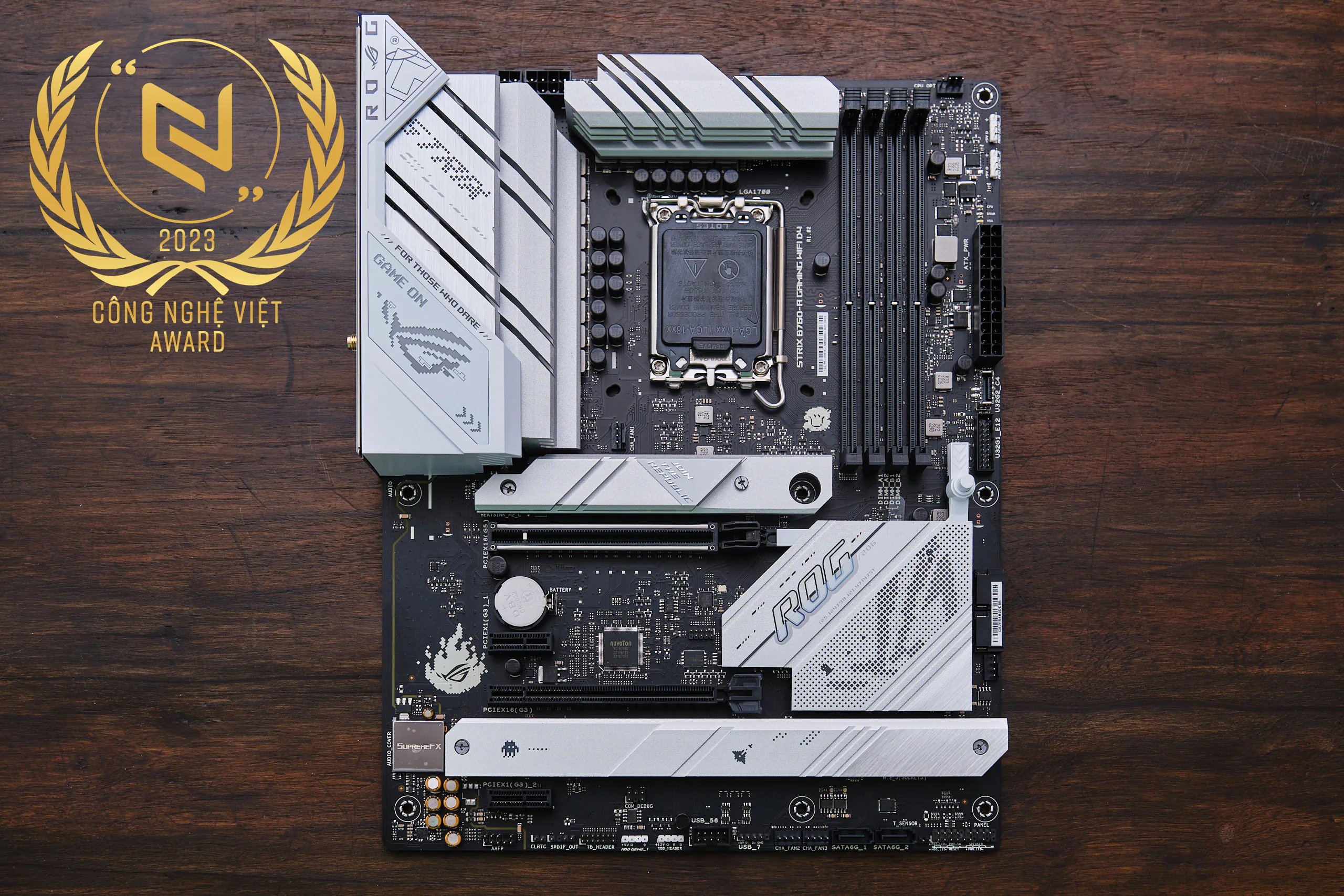 Trên tay bo mạch chủ ASUS ROG STRIX B760-A Gaming WiFi D4: Kích thước ATX với thiết kế đẹp mắt, hiệu năng mạnh mẽ hỗ trợ CPU Intel thế hệ 13