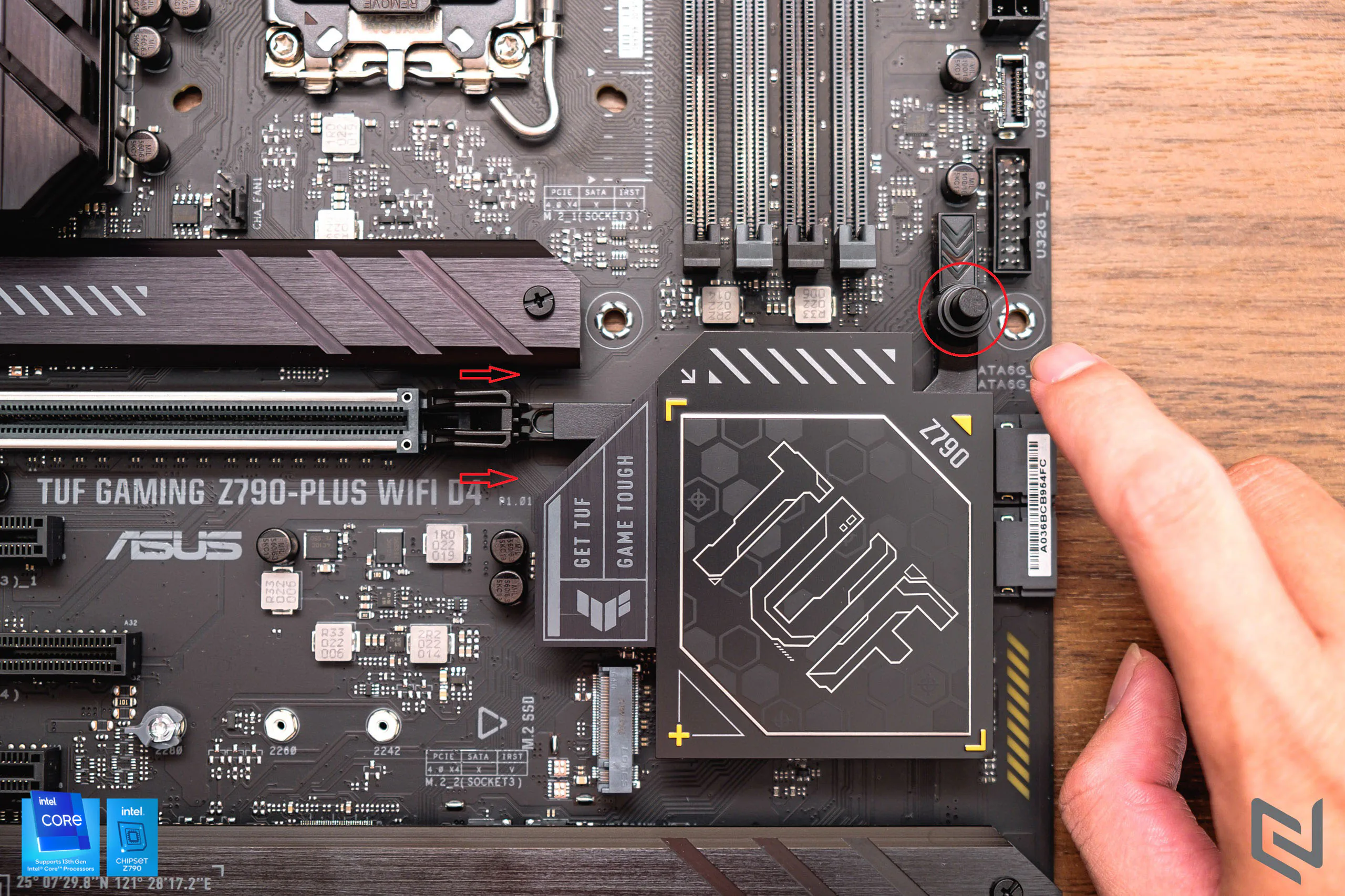 Trên tay bo mạch chủ ASUS TUF Gaming Z790-Plus WiFi D4: Hỗ trợ Intel thế hệ 13, khe PCIe 5.0 cùng các công nghệ mới