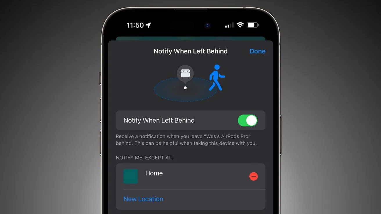 Hướng dẫn cách tìm AirPods bị mất qua Find My