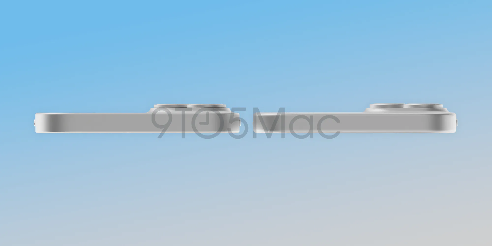 Ảnh render iPhone 15 Plus xuất hiện với thiết kế Dynamic Island, viền màn hình mỏng và cạnh viền bo cong