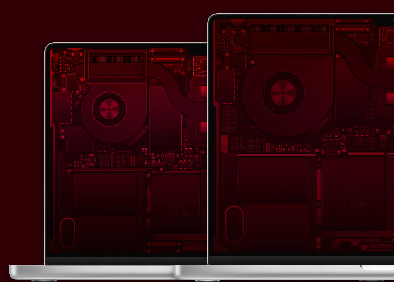 Hình nền cho Mac đẹp và chất lượng cao, chủ đề sơ đồ nội thất của MacBook Pro M2