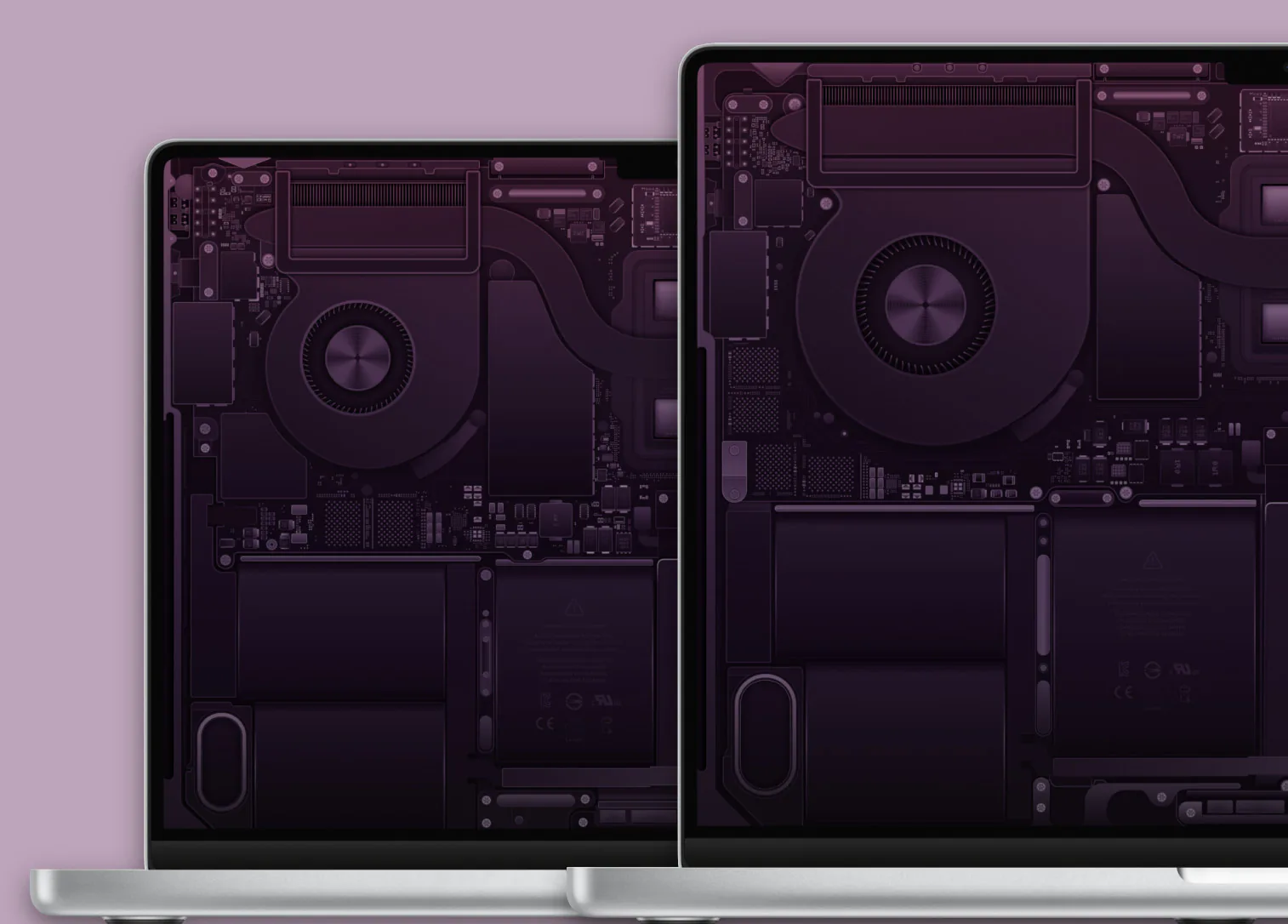Hình nền cho Mac đẹp và chất lượng cao, chủ đề sơ đồ nội thất của MacBook Pro M2