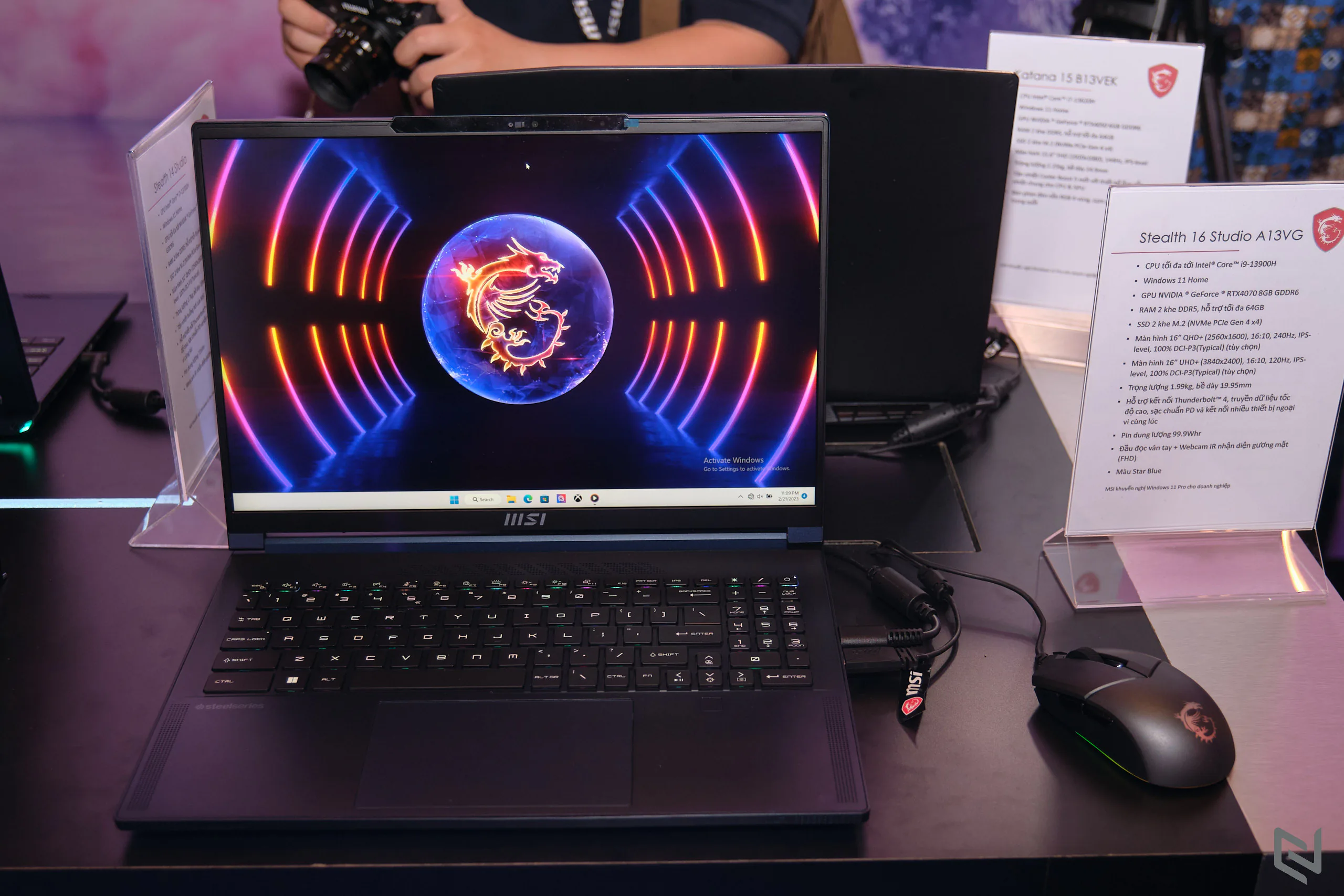 MSI giới thiệu loạt sản phẩm laptop RTX 40 Series ra mắt tại Việt Nam