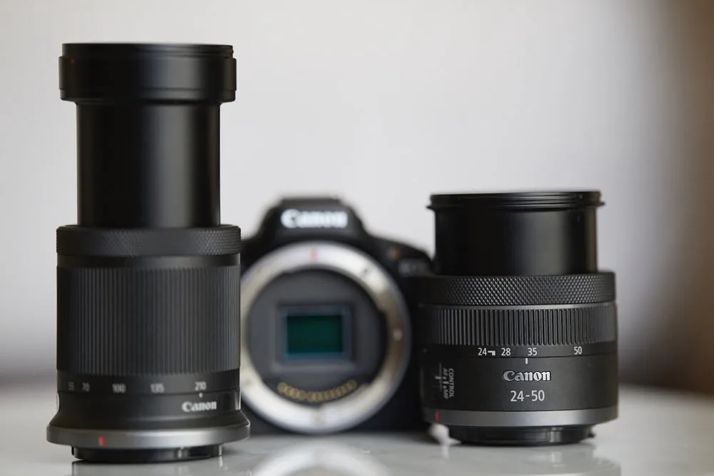 Canon ra mắt ống kính RF 24-50mm F4.5-6.3 IS STM và RF-S 55-210mm F5-7.1 IS STM mới