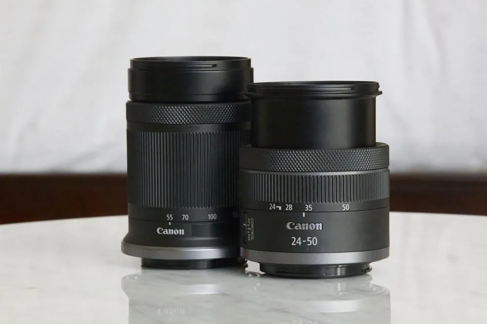 Canon ra mắt ống kính RF 24-50mm F4.5-6.3 IS STM và RF-S 55-210mm F5-7.1 IS STM mới