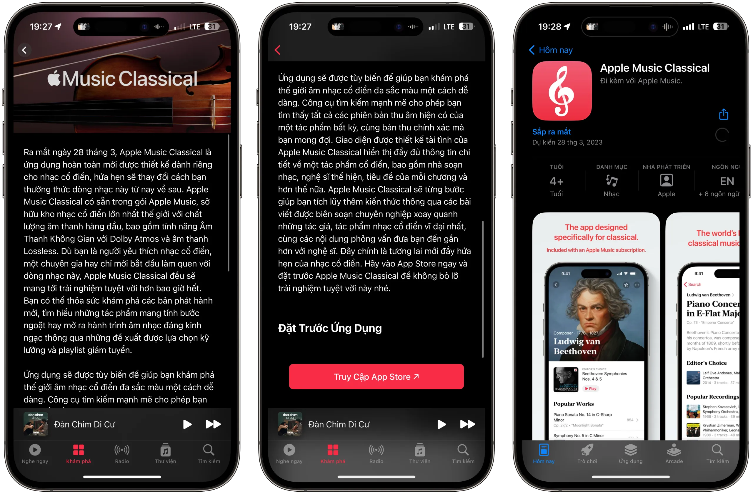 Apple ra mắt ứng dụng Music Classical dành cho người dùng yêu thích nhạc cổ điển
