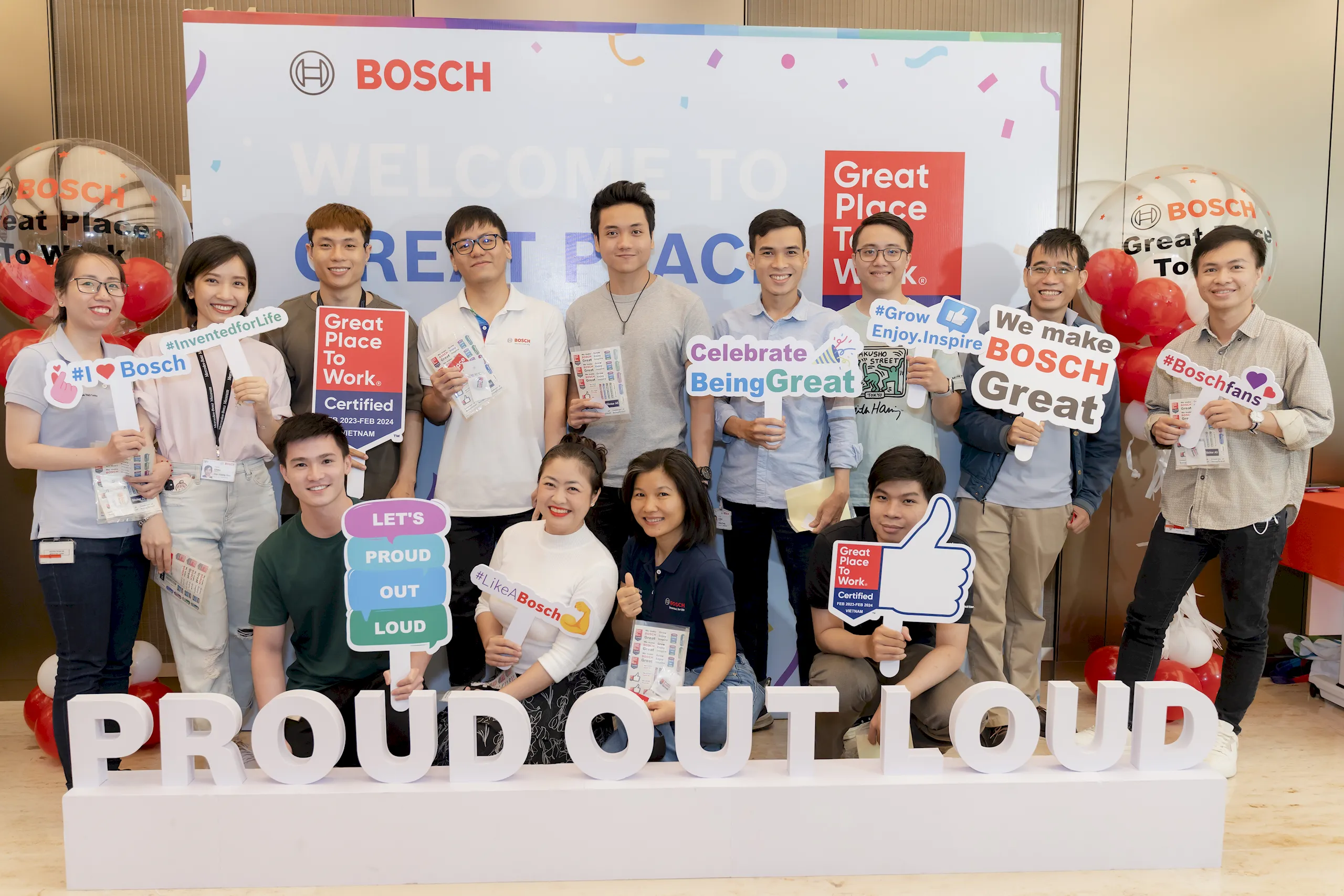 Bosch Việt Nam đạt chứng nhận “Great Place to Work” năm 2023