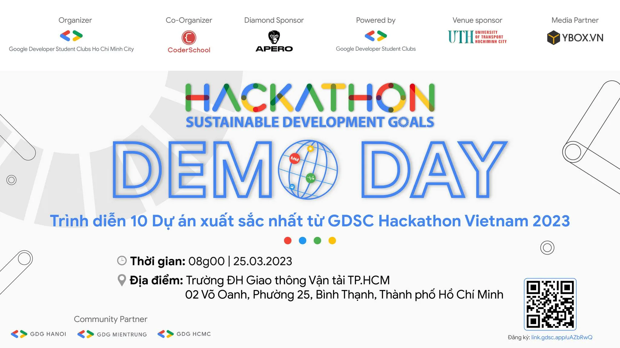 Trình diễn 10 dự án công nghệ xuất sắc nhất tại Demoday – Chung kết GDSC Hackathon VietNam 2023