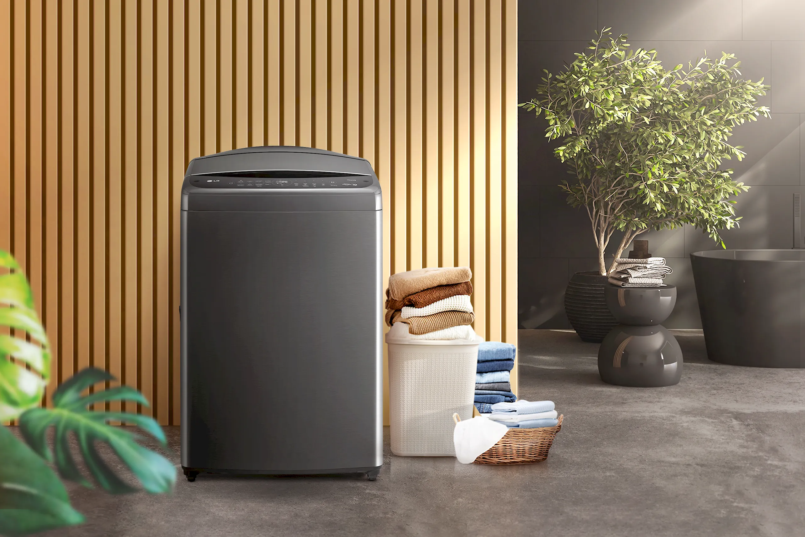 Máy giặt lồng đứng LG AI DD - Tích hợp AI đầu tiên trên thị trường, hoàn thiện giải pháp giặt sấy cho gia đình bạn
