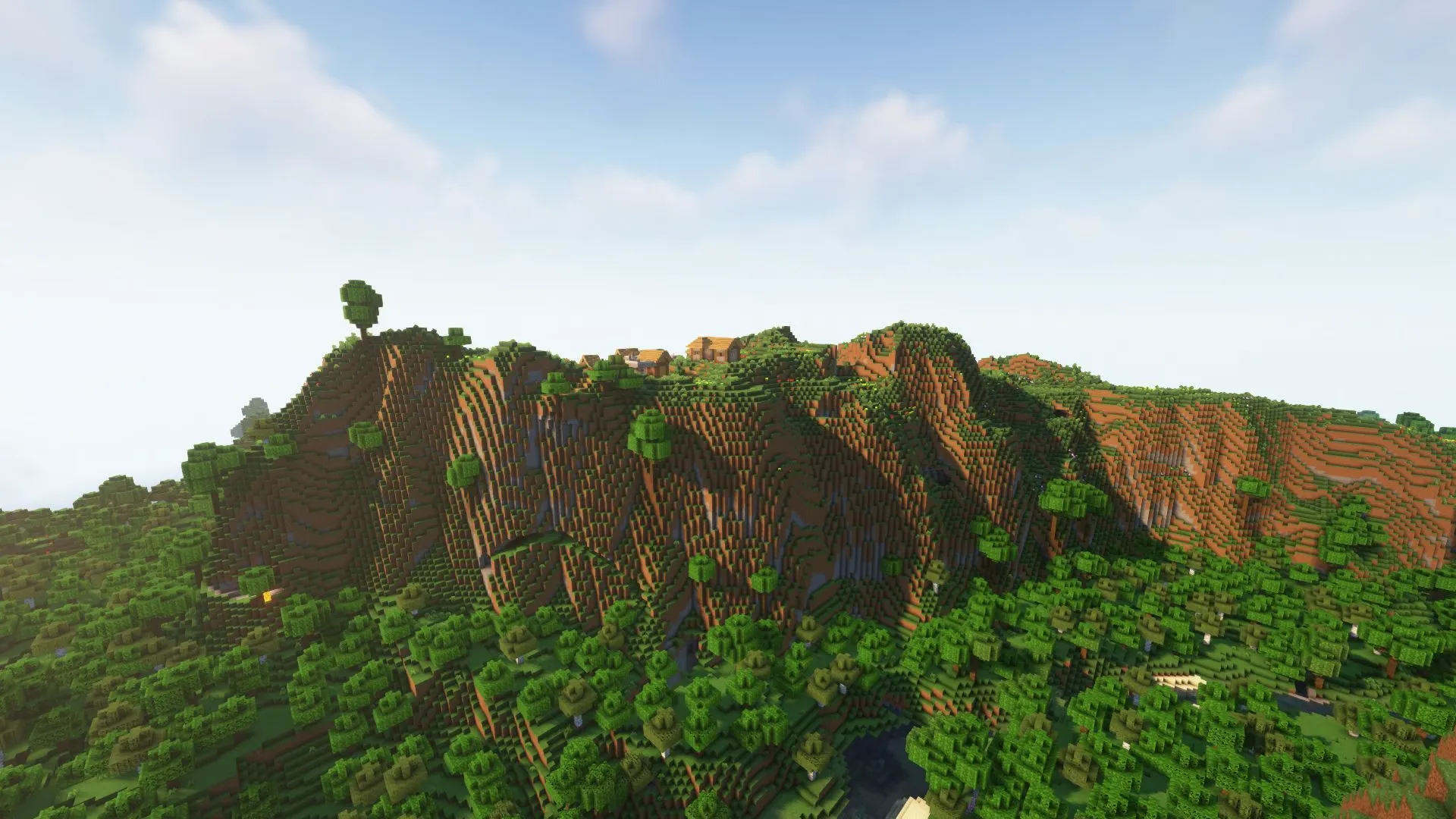 Top 5 mã seed trong game Minecraft tạo ra thế giới với những ngôi làng bên ngọn núi