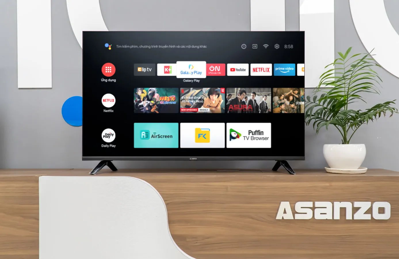 ASANZO ra mắt TV 43 inch chạy Android R bản quyền từ Google giá chỉ 5.5 TRIỆU