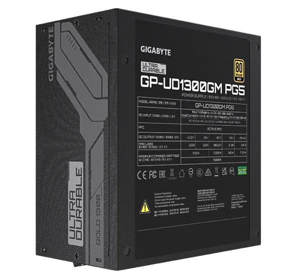 GIGABYTE trình làng Bộ nguồn UD1300GM PCIE 5.0 hỗ trợ đầy đủ chuẩn PCIe Gen 5.0 và ATX 3.0 mới nhất