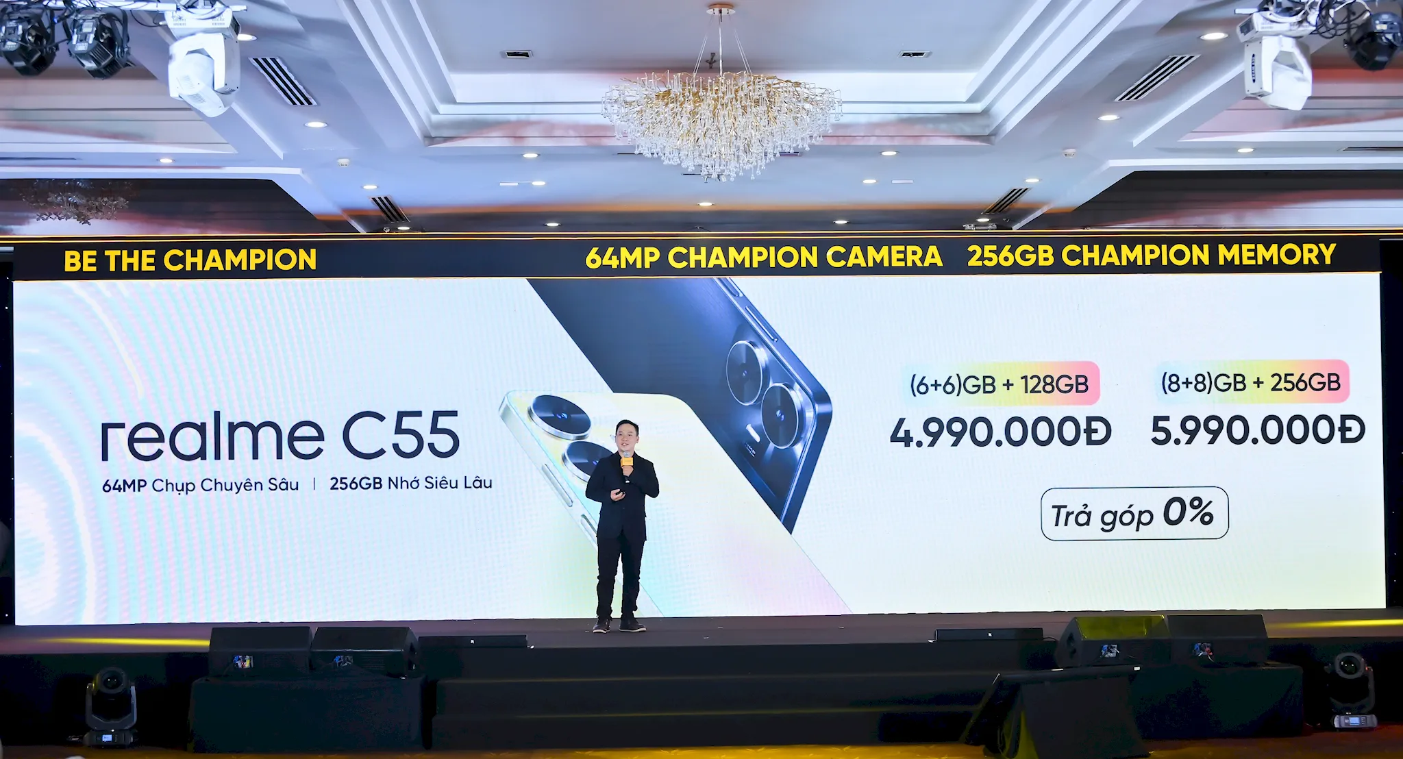 Mở bán realme C55 tại Việt Nam, giảm giá 300,000 VND trực tiếp và tung cơ hội trúng Honda Wave RSX