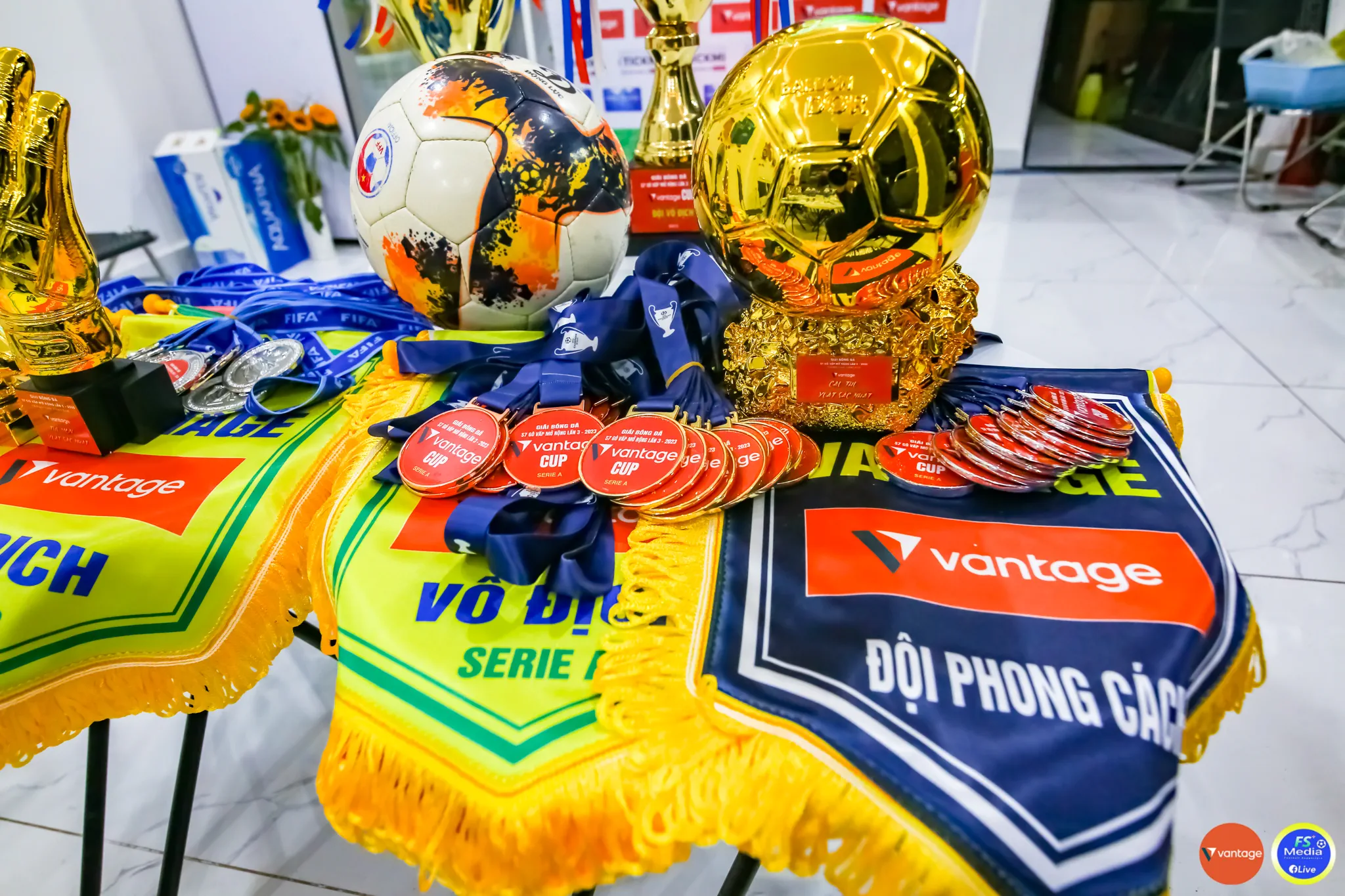 Vantage Việt Nam tài trợ chính Giải bóng đá Vantage S7 Gò Vấp mở rộng lần 3