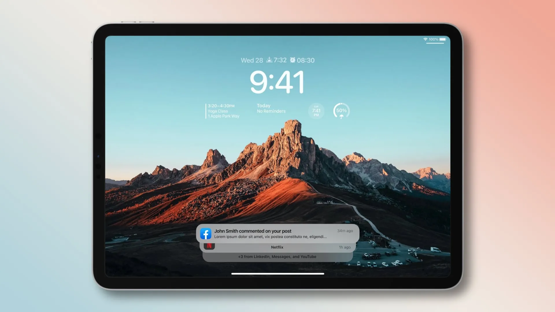 iPadOS 17 có thể mang tính năng tuỳ biến Lock Screen lên iPad