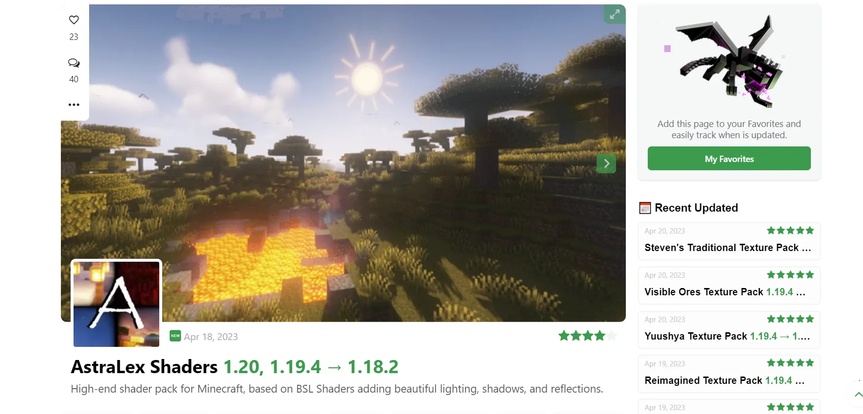 Hướng dẫn tải và cài đặt các mod Shader cho game Minecraft